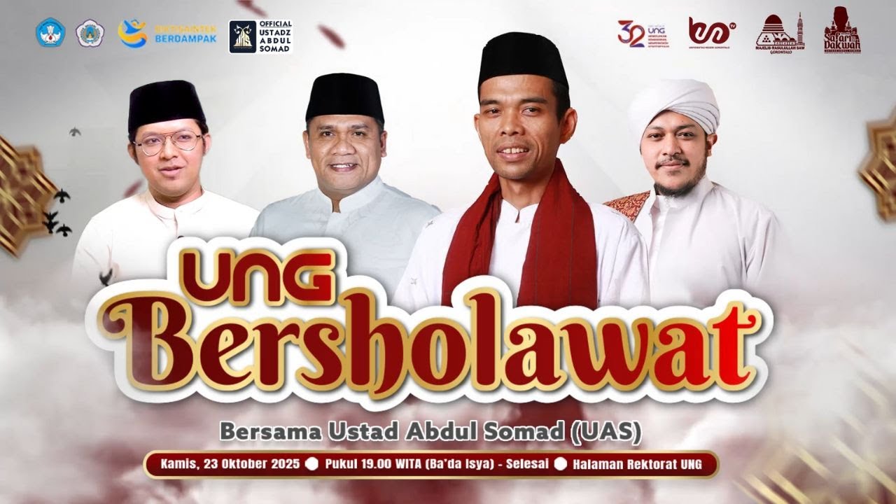 LIVE | UNIVERSITAS NEGRI GORONTALO BERSHOLAWAT | Ustadz Abdul Somad