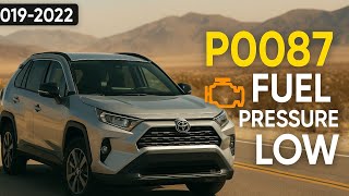 RAV4 Hesitation + Engine Light P0087 P107A2A On? What Toyota Says...
