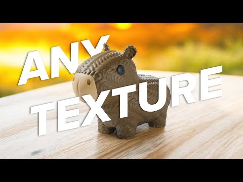 Apply any texture to your printable Models / Blender