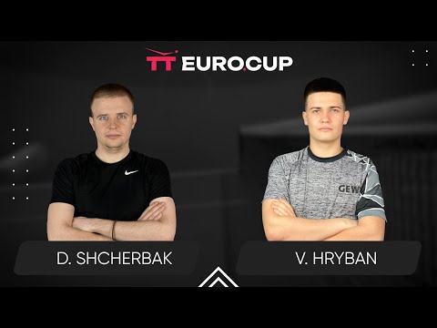 15:55 Denys Shcherbak - Vadym Hryban 21.04.2025 | TT Euro.Cup Ukraine Elite Table 3