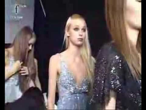 Elie Saab Haute Couture SS 07 backstage - part 2.flv