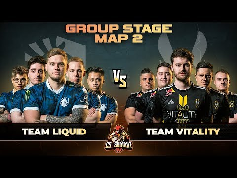 Liquid vs Vitality, Map 2 Mirage - cs_summit 4: Group Stage