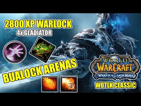 Wrath Classic - 2800 XP Destruction Warlock - Ranked Arenas - Commentary - Multi Gladiator Lock PvP