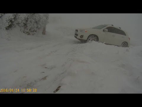 MITSUBISHI ASX OUTLANDER SPORT RVR 4X4 AWC AWD TCS ESP TEST ON ICE AND SNOW Michelin Latitude Cross