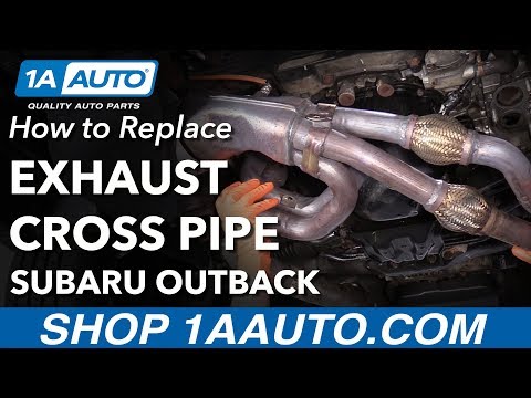 How to Replace Front Exhaust Cross Pipe 05-09 Subaru Outback