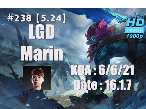 16.1.7 LPL LGD Marin Top Lane Trundle(vs Fiora) Hardcarry[1080p]#238