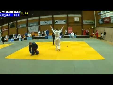 Sovelletun judon SM 2015: SM-81: MÄKINEN - VIERULA