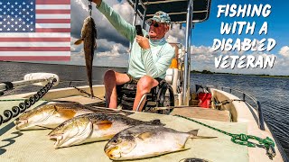Exciting Fishing Trip With a Disabled Vereran!