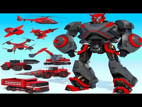 Flying Robot Car Transform Wars - Android Gameplay