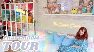 Tour of my She Shed Office/Craft Room! โ๏ธ๐จ๐งต
