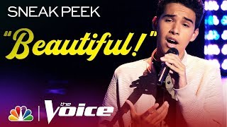 Preston C  Howell sing &quot;Dream a Little Dream of Me&quot; on The Blind Auditions of The Voice 2019