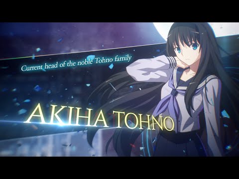 صورة استعراض المهارات القتالية لشخصية Akiha Tohno بلعبة Melty Blood