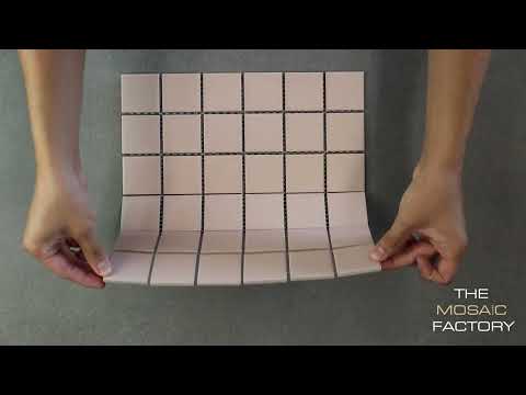 The Mosaic Factory Patterns mozaïektegel 4,8x4,8cm - Royal Peach