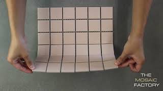 The Mosaic Factory Patterns mozaïektegel 4,8x4,8cm - Royal Peach