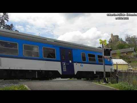Železniční přejezd M. Boleslav-Podlázky #2 - P2699 (AŽD 97) - 15.5. 2021 / Czech railroad crossing.