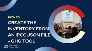 How to create the inventory from an IPCC JSON file - GHG Tool