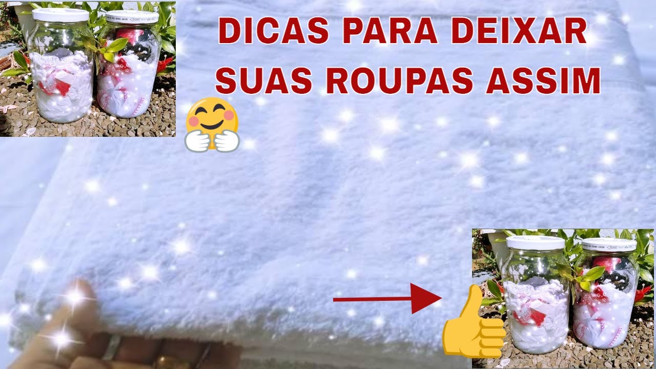 Como Deixara suas Roupas assim -  Branquinha sem esforço e sem Produtos Fortes😍