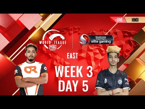 [HINDI] W3D5 - PMWL EAST  - Super Weekend | PUBG MOBILE World League Season Zero (2020)