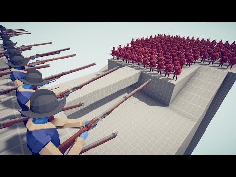 50x MUSKETEERS vs SIEGE ARMY | Totally Accurate Battle Simulator TABS