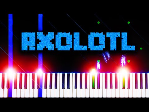 C418 - Axolotl (from Minecraft) - Piano Tutorial