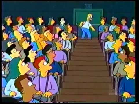 The Simpsons Fox Promo (1993): “Homer Goes to College“ (S05E03) (30 second)