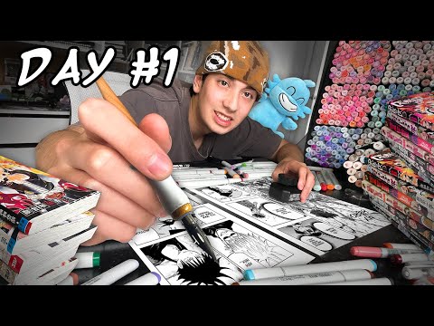 I Made my First MANGA in 1 WEEK!! 👀🎨 (in Japan)