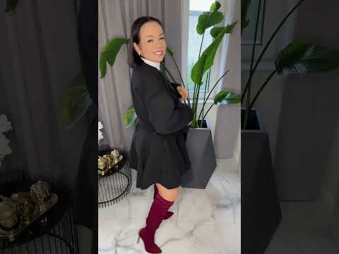Płaszcz Pink Mania Lola Bianka czarny piękny – miniatura 2 z 11
