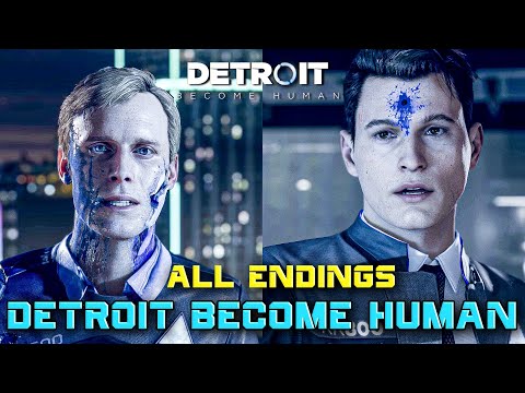 ALL Connor Endings in One Video! 🎭 | Detroit: Become Human (Full Mission) [No Commentary]