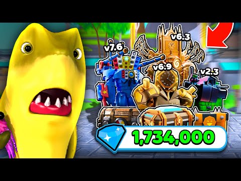 Unlocking The Most Expensive Unit of EVERY UPDATE in Toilet Tower Defense