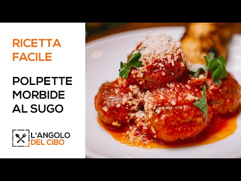 POLPETTE AL SUGO MORBIDISSIME - Ricetta facile - @angolodelcibo