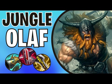 CRIT OLAF Jungle Lethal Tempo + Best Build/Runes Season 12 - League of Legends