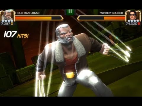 Marvel contest of champions Rank 5 old man logan vs Rol Winter soldier!!!