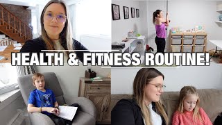 DAY IN THE LIFE | WORKOUT WITH ME & A HOMESCHOOL MORNING!