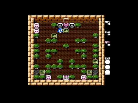 Adventures of Lolo 3   Level 3 Room 9