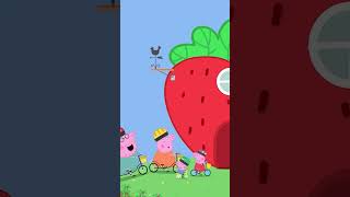 The GIANT Strawberry! #PeppaPig #Shorts