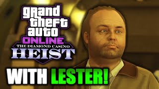 I Robbed The Casino With LESTER in GTA Online! (Funny Moments)