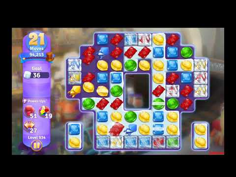 Wonkas World of Candy Level 934 NO BOOSTERS - A S GAMING ✔