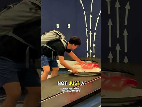 Why is there always a sushi statue in Japanese airports🧐