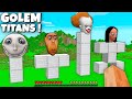 Giant Obunga and Pennywise Totem in minecraft - animations gameplay scooby craft FNF