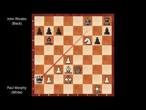 Paul Morphy vs John Rhodes - Birmingham (1858) #137