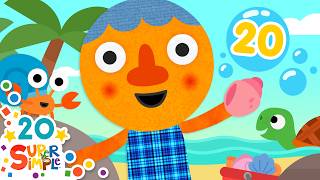 Counting Up To 20 | Sea Animals Kids Math Song with @NoodleAndPals | Super Simple Songs