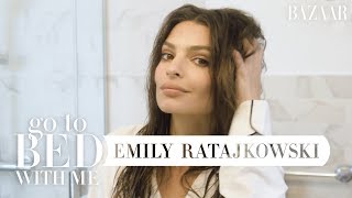 Emily Ratajkowski's Nighttime Skincare and Haircare Routine | Go To Bed With Me | Harper's BAZAAR