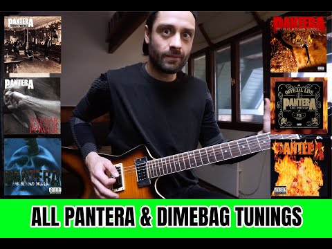 ALL PANTERA SONGS & Dimebag's TUNING - tutorial by Attila Voros (talking about & showing it all)