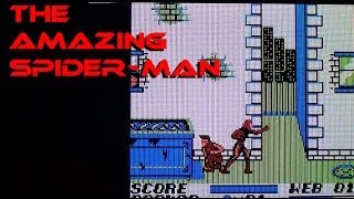 The Amazing Spider-Man playing on the Game Boy