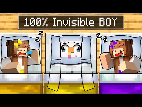 Marvin Minecraft - INVISIBLE BOY at a GIRLS ONLY Minecraft SLEEPOVER!