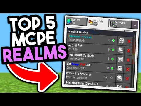 Top 5 Realms SMP For Minecraft Bedrock 1.20! - REALM CODES!