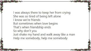 Bobby Womack - When Love Begins Friendship Ends Lyrics