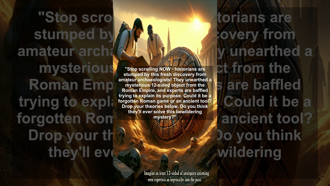 Archaeologists found a mysterious 12-sided object from the Roman Empire that experts can't explain