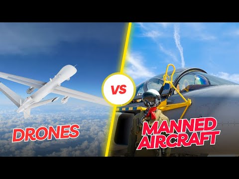 Drones vs. MannedAircraft: The Ultimate Showdown #drone #mannedaircraft