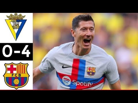 Cadiz vs Barcelona 0-4 Full Match Extended Highlights